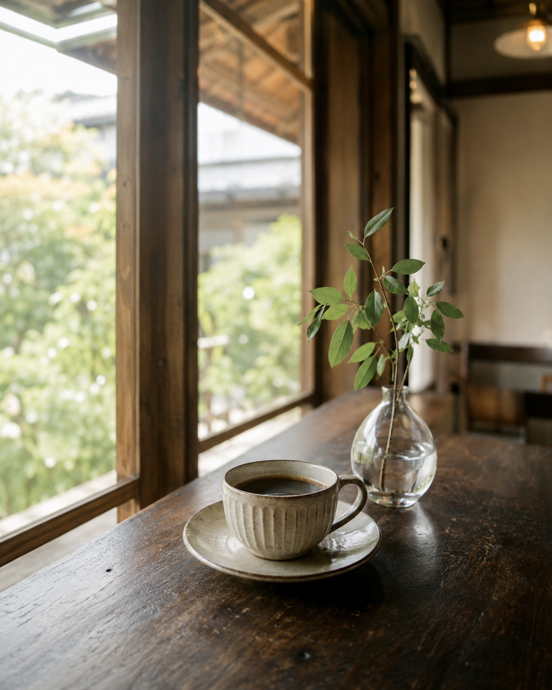 窓辺のコーヒー